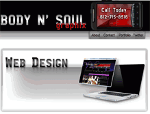 Tablet Screenshot of bodynsoulgraphix.com